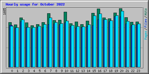 Hourly usage for October 2022